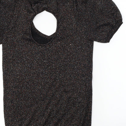 Topshop  Womens Black   Pullover Jumper Size 10