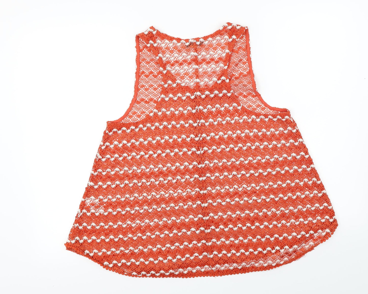 Womens UK Size 12 NEXT Orange Basic T-Shirt
