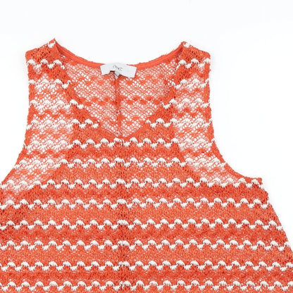 Womens UK Size 12 NEXT Orange Basic T-Shirt