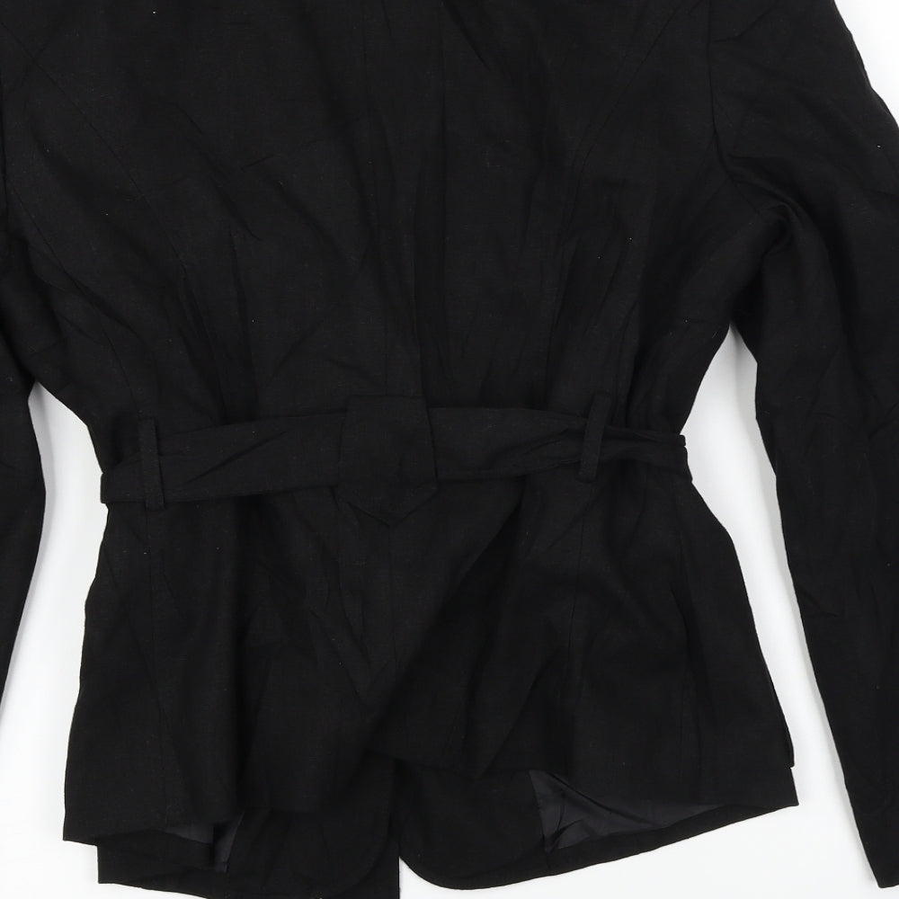 M&Co Womens Black   Jacket Coat Size 14