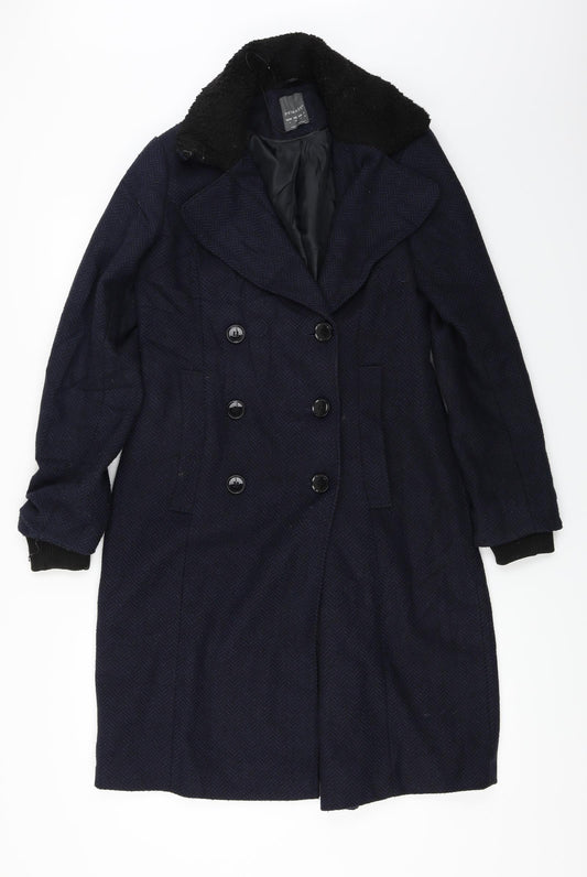 Primark  Womens Blue   Jacket Coat Size 6