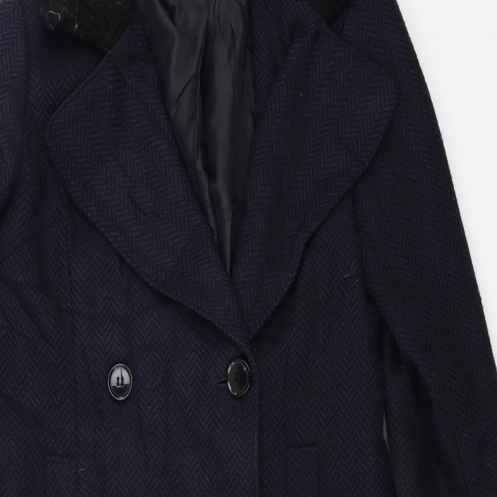 Primark  Womens Blue   Jacket Coat Size 6