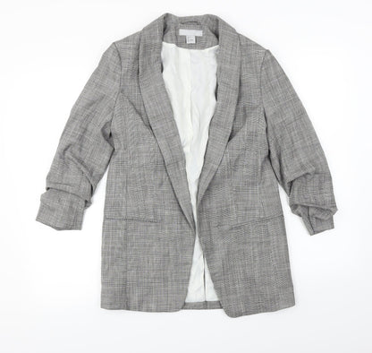 H&M  Womens Grey   Jacket Blazer Size 4