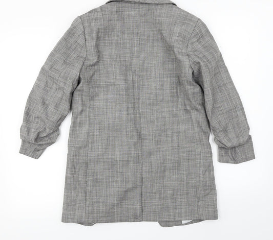 H&M  Womens Grey   Jacket Blazer Size 4