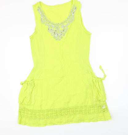 Preworn  Womens Yellow   A-Line  Size M