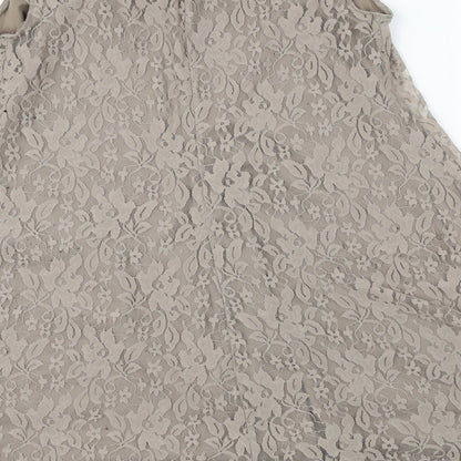 Atmosphere  Womens Grey Floral  A-Line  Size 10