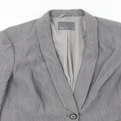 Papaya  Womens Grey   Jacket Blazer Size 12