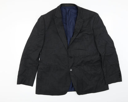Mens UK Size 42 John Lewis Regular Black Suit Jacket