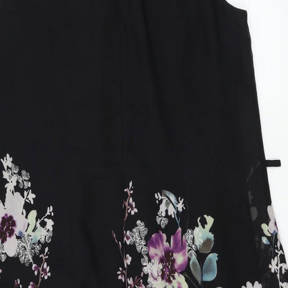 Womens UK Size 14 Atmosphere Black Basic Blouse