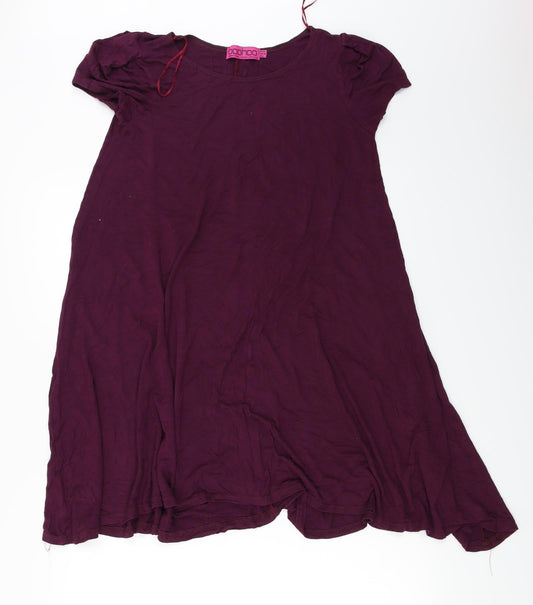 boohoo  Womens Purple   Basic Blouse Size 10