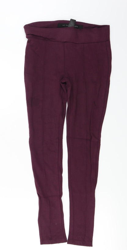 Womens UK Size 8 Preworn   Purple Leggings