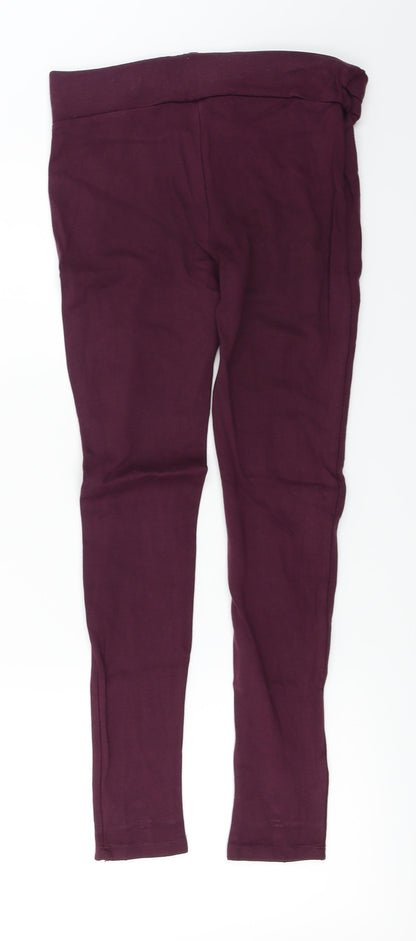 Womens UK Size 8 Preworn   Purple Leggings