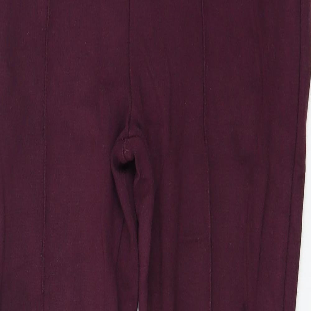 Womens UK Size 8 Preworn   Purple Leggings