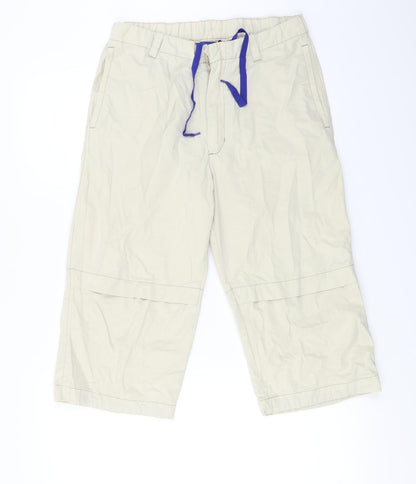 Womens UK Size XS Gap Regular Fit  Beige Trousers