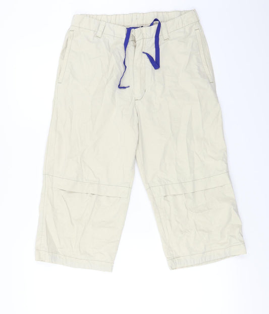 Womens UK Size XS Gap Regular Fit  Beige Trousers
