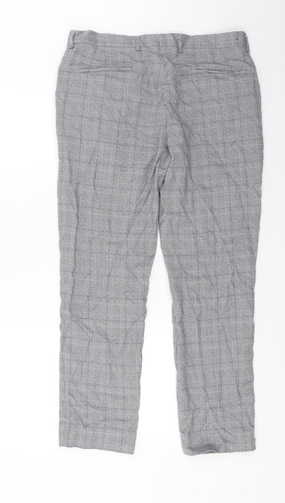 Womens UK Size 32 in River Island Relaxed Fit  Grey Trousers
