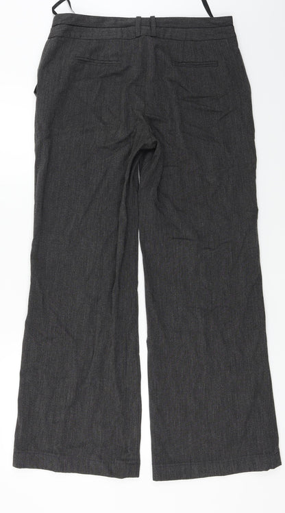 Laura Ashely  Womens Grey   Trousers  Size 12 L27 in