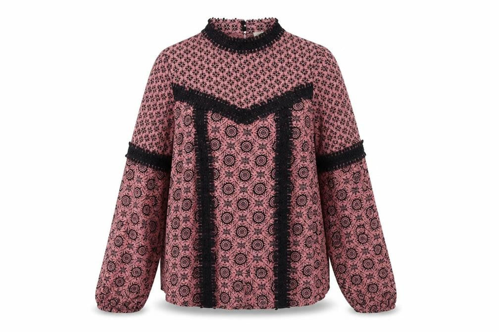 Womens UK Size 6 River Island Pink Basic Blouse
