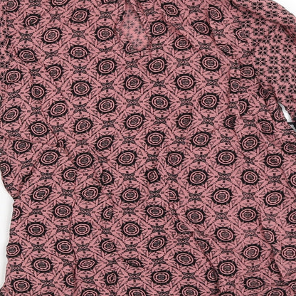 Womens UK Size 6 River Island Pink Basic Blouse