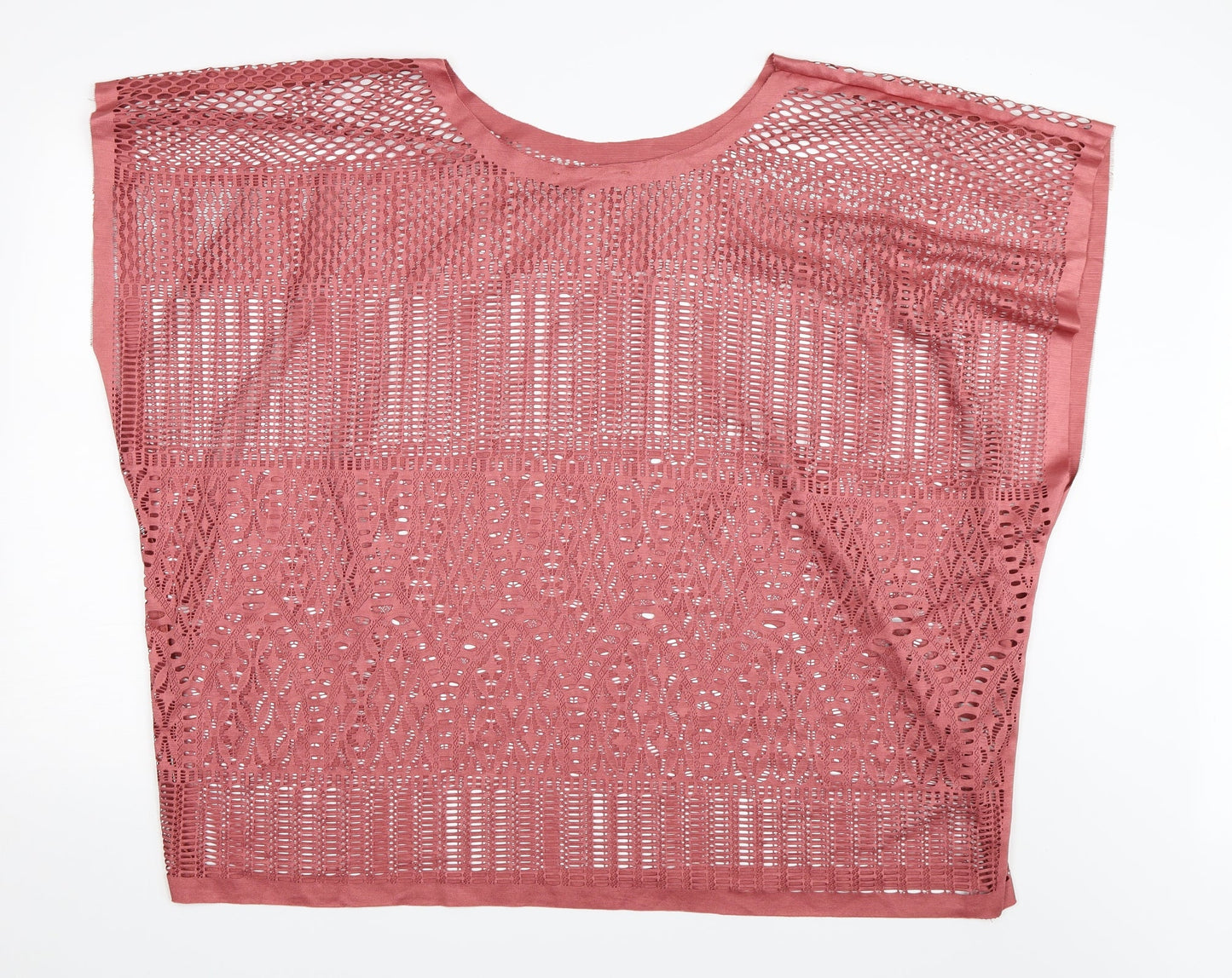Womens UK Size L Atmosphere Pink Basic T-Shirt