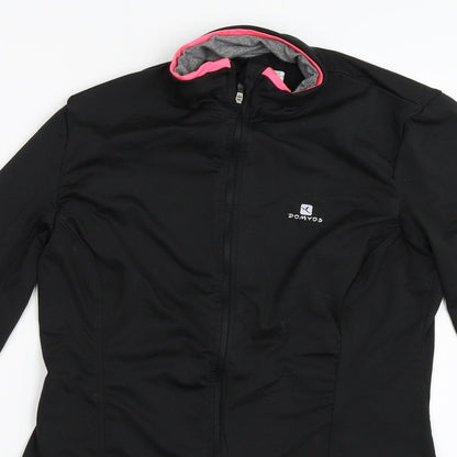 Domyos Womens Black   Full Zip Sweatshirt Size 40