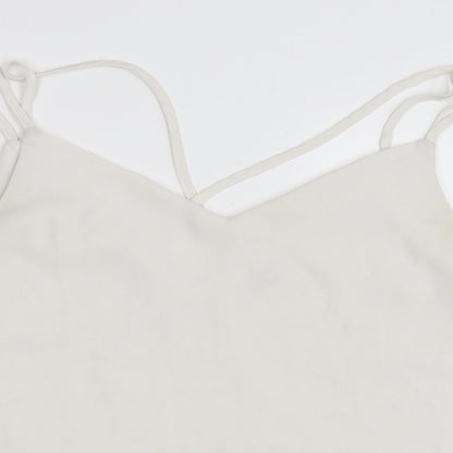Womens UK Size M Pimkie White Camisole Blouse