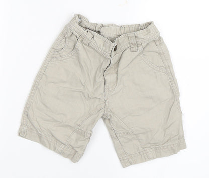 Next Boys Beige   Chino Shorts Size 4 Years