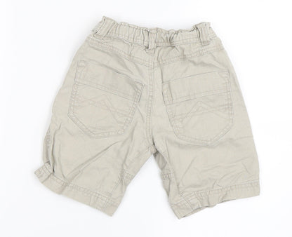 Next Boys Beige   Chino Shorts Size 4 Years