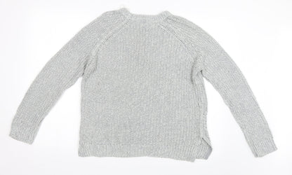 Peacocks Womens Grey   Pullover Jumper Size M