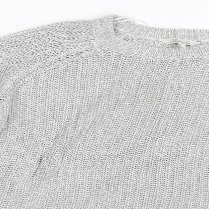 Peacocks Womens Grey   Pullover Jumper Size M