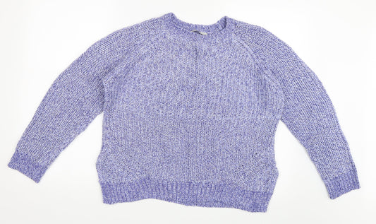 Peacocks Womens Blue   Pullover Jumper Size M