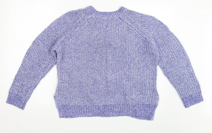 Peacocks Womens Blue   Pullover Jumper Size M