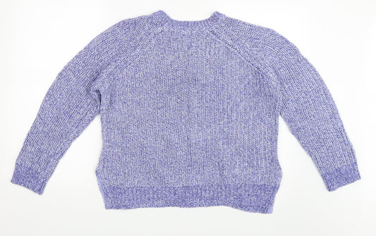Peacocks Womens Blue   Pullover Jumper Size M
