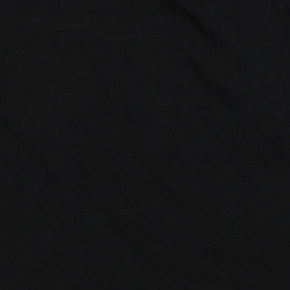 Womens UK Size 10 Atmosphere Black Basic T-Shirt