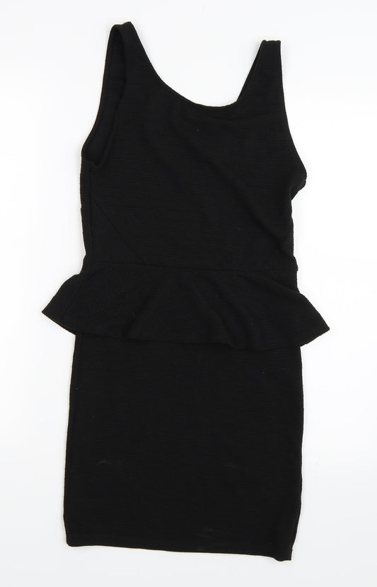 H&M Womens Black   Bodycon  Size 12