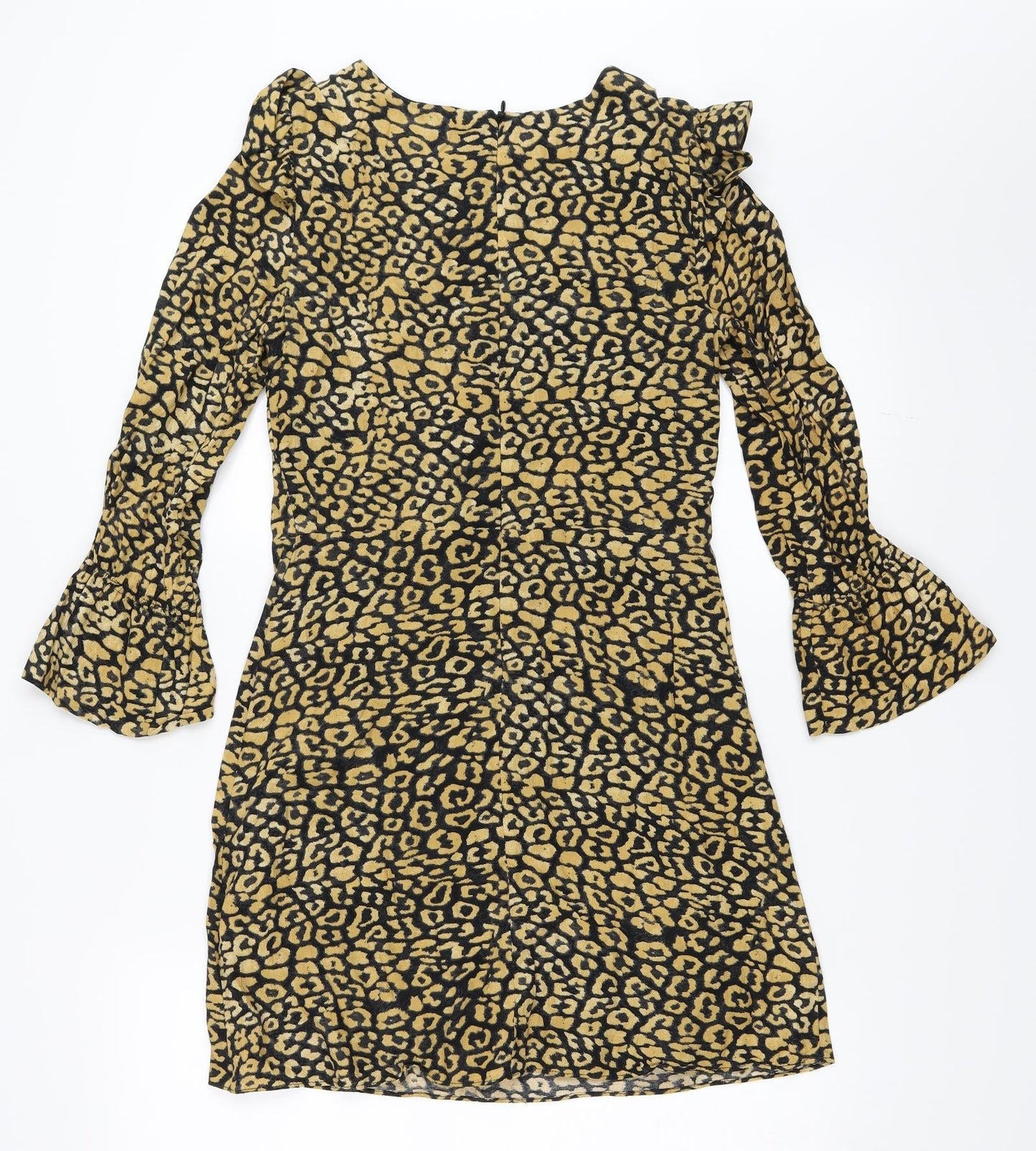 Zara Womens Beige Animal Print  Mini  Size S