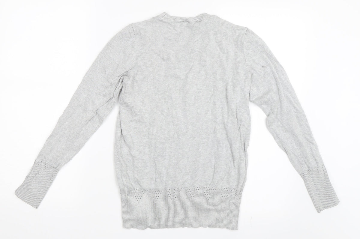 Dorothy Perkins Womens Grey   Pullover Jumper Size 8
