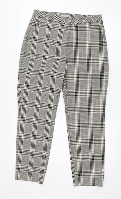 Womens UK Size 10 H&M Regular Fit  Beige Trousers