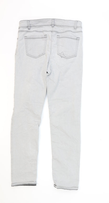 Gerry Weber Womens Grey  Denim Skinny Jeans Size 16 L28 in