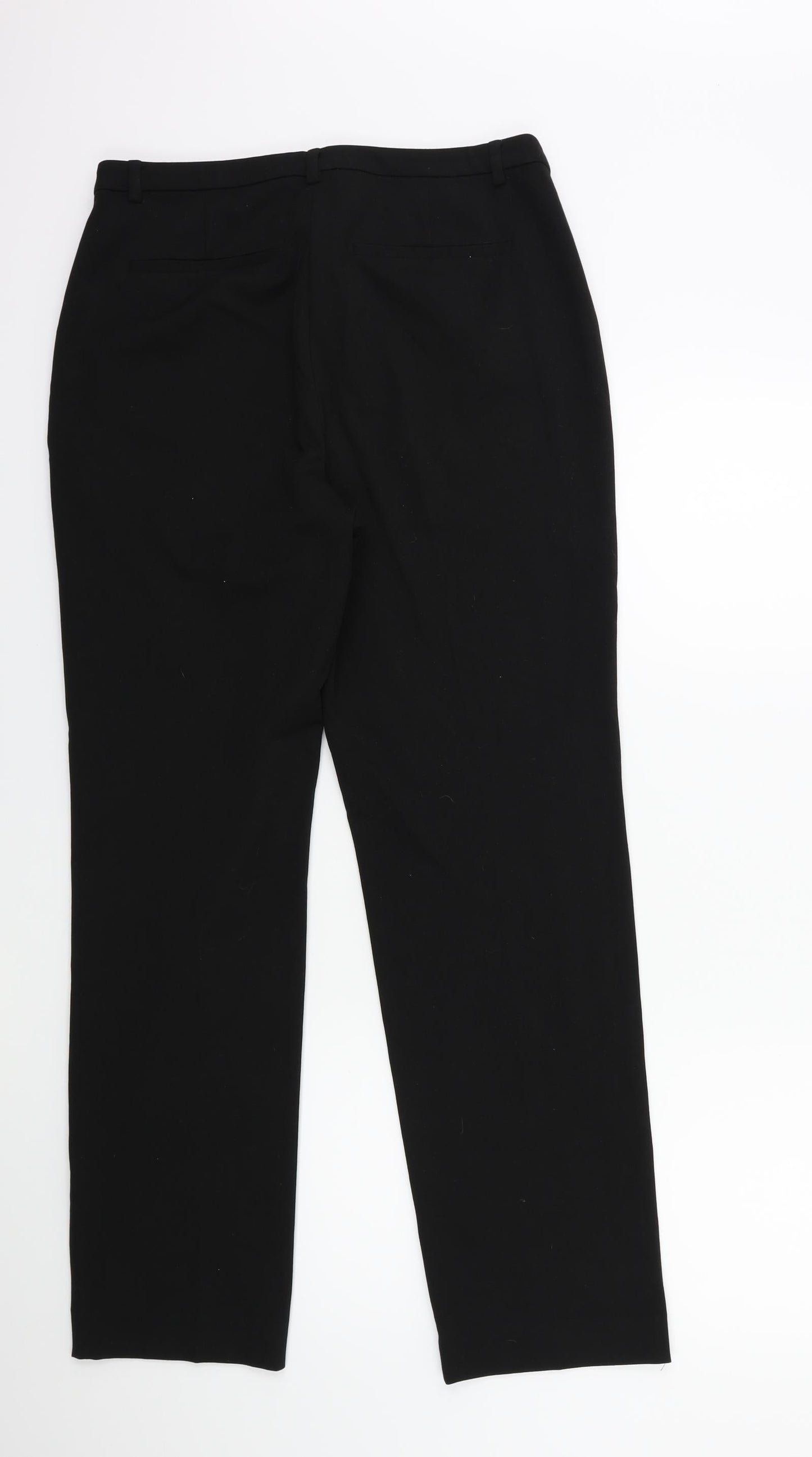 TU Womens Black   Trousers  Size 12 L29 in