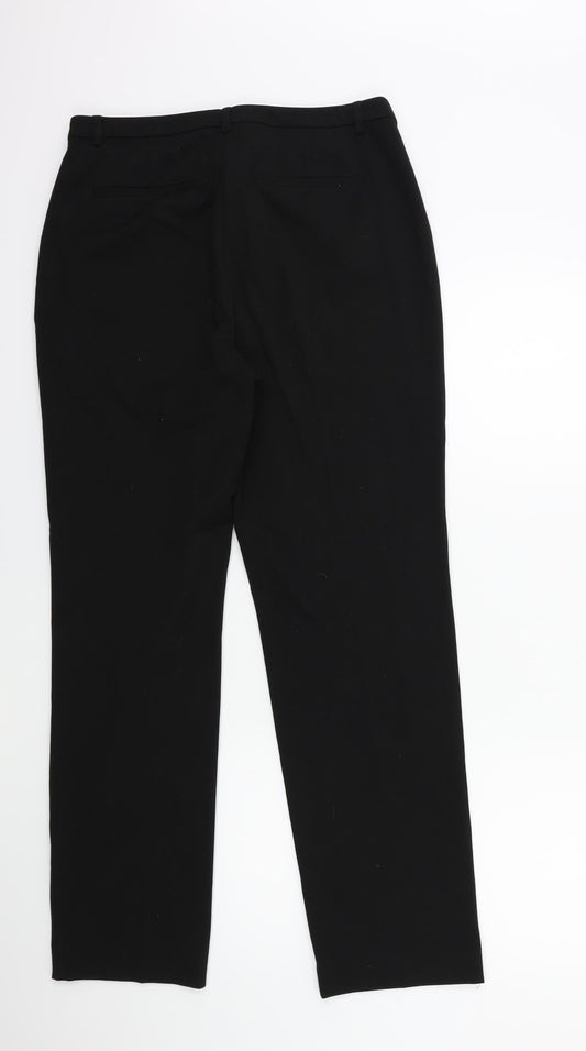 TU Womens Black   Trousers  Size 12 L29 in