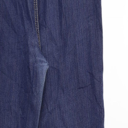 Kapphal Womens Blue  Denim Skinny Jeans Size 12 L29 in