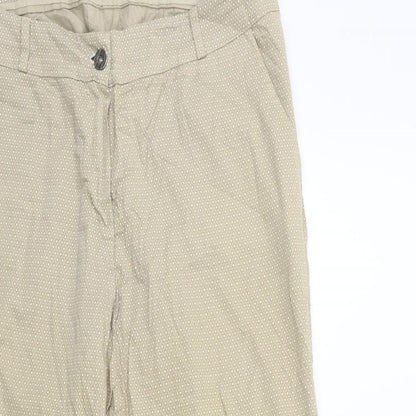 Womens UK Size 32 in Preworn Regular Fit  Beige Trousers