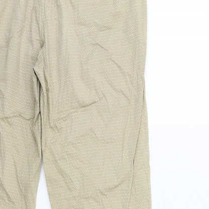 Womens UK Size 32 in Preworn Regular Fit  Beige Trousers