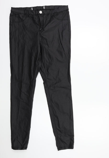 Womens UK Size 32 in Preworn Regular Fit  Black Trousers