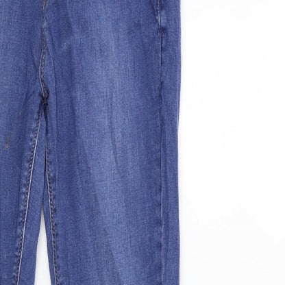 Topshop Womens Blue  Denim Skinny Jeans Size 26 in L30 in