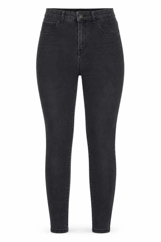 Womens UK Size 8 Pull&Bear Regular Fit Skinny Grey Jeans