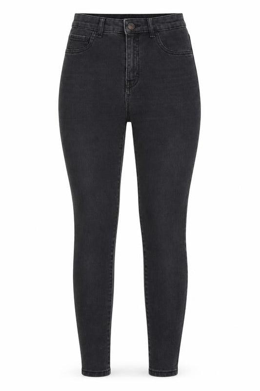 Womens UK Size 8 Pull&Bear Regular Fit Skinny Grey Jeans