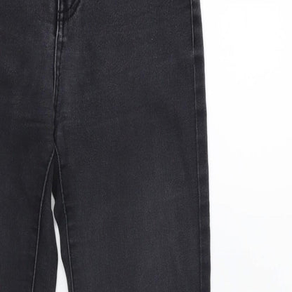 Pull&Bear Womens Grey  Denim Skinny Jeans Size 8 L27 in