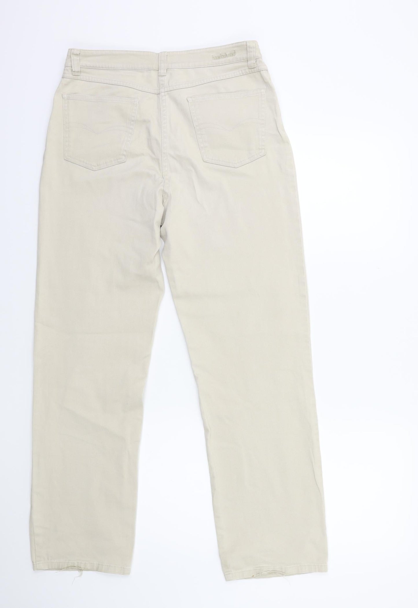 Hawkshead Womens Beige   Trousers  Size 12 L28 in